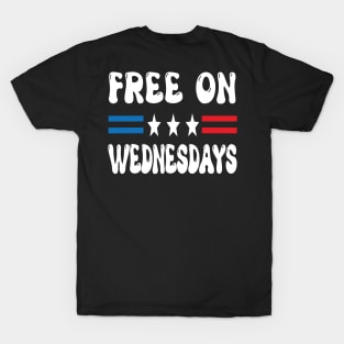 Free on Wednesdays USA FLAG T-Shirt